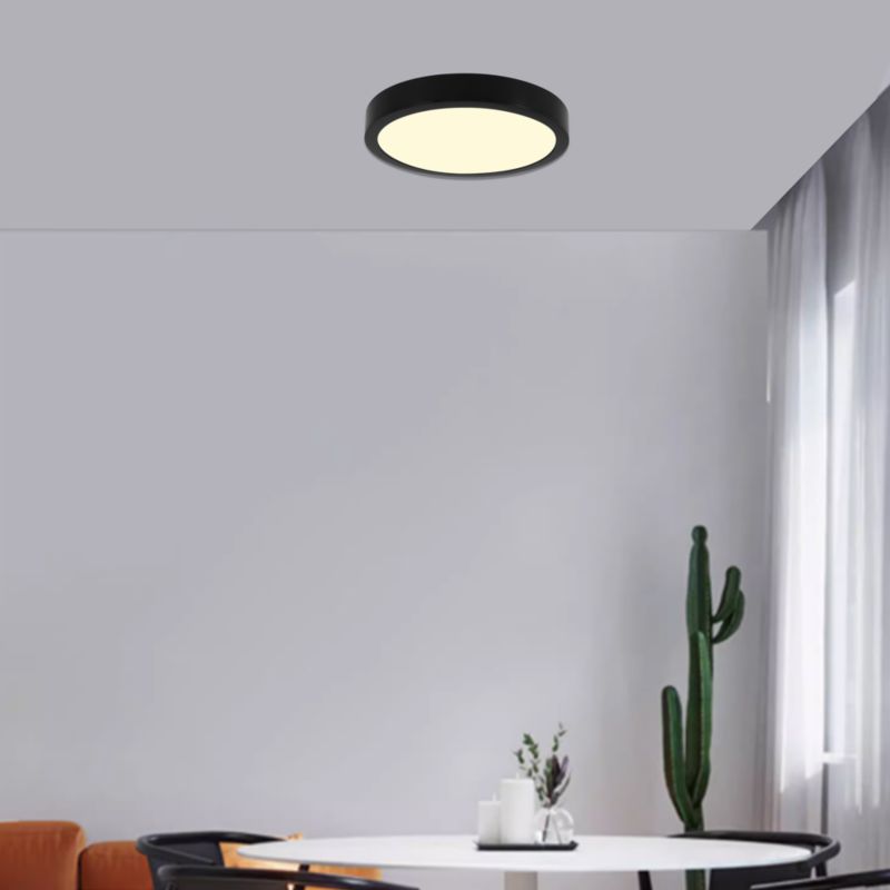 Plafon Boxelder LED 2640 lm 3000 k 30 cm czarny