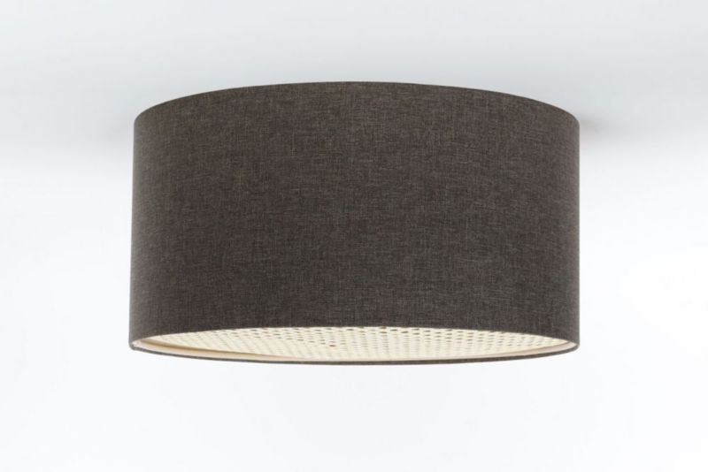 Plafon Bps Koncept sufitowy ERUTAN RATTAN 60 szary 1 szt