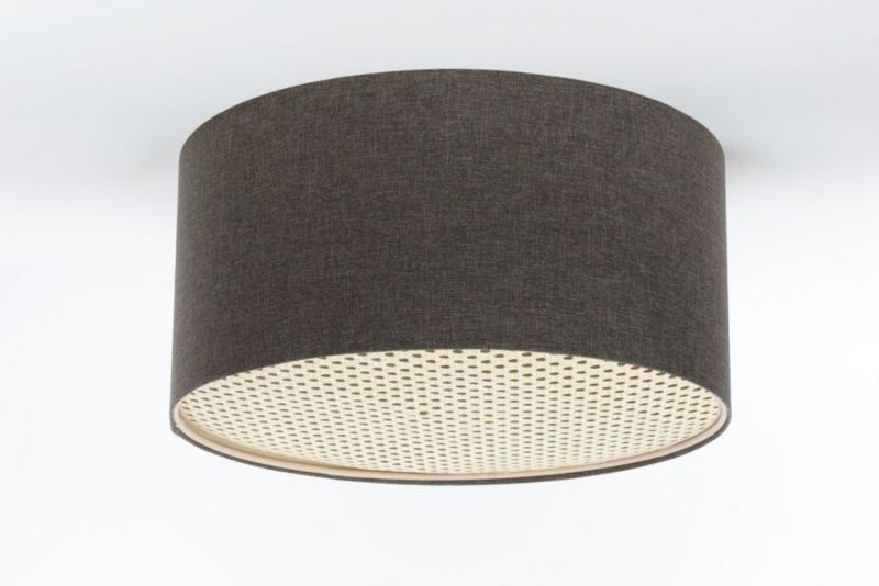 Plafon Bps Koncept sufitowy ERUTAN RATTAN 70 szary 1 szt