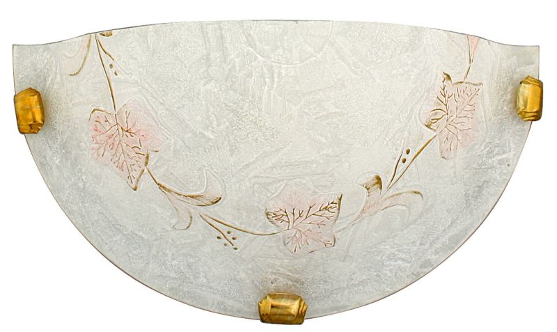 Plafon Candellux Bona mosiądz-biały  1 x E27 x  IP20 wym: 15 x 30 x 9 cm - 1 szt.