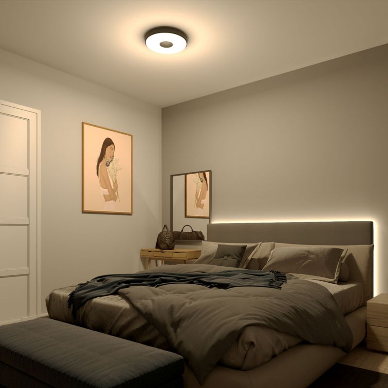 Plafon Coiner Philips Lampa Sufitowa Plafon LED 24W 2700lm 2700K Czarna 1 szt.