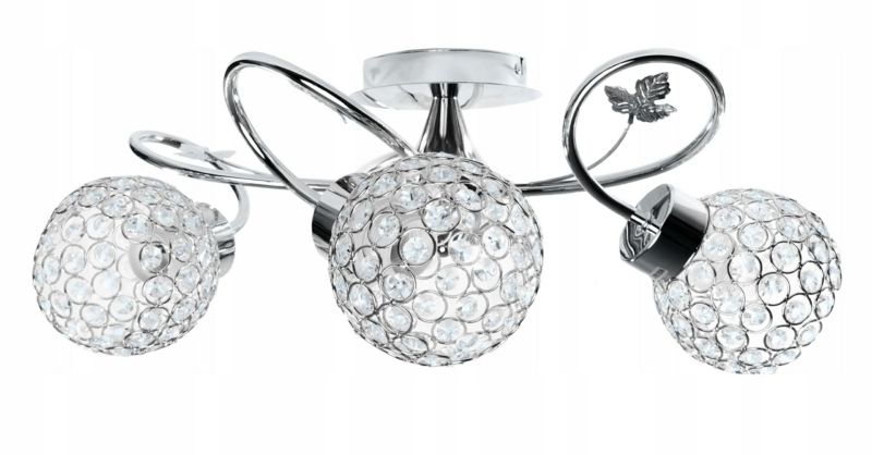 Plafon Crystal II  HowHomely sufitowy kryształowy 1 szt.