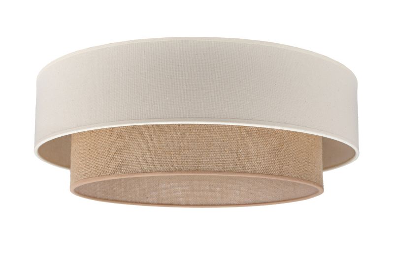 Plafon Duolla Boho LED beżowy / juta