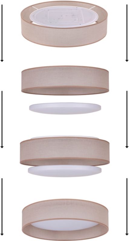 Plafon Duolla Roller Led ratan