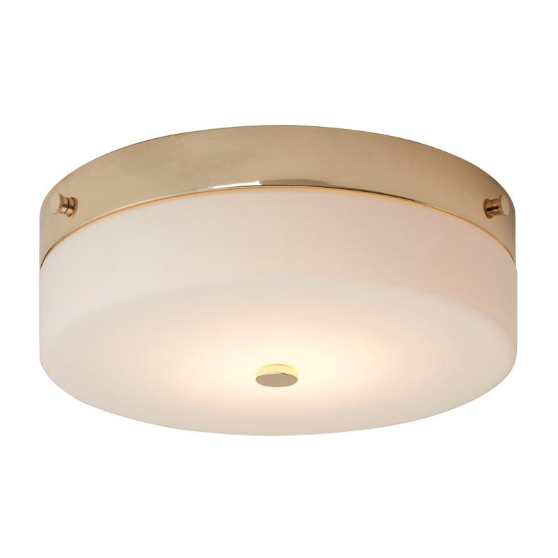 Plafon Elstead Tamar polerowane złoto-biały  1 x GX53 x 10W IP44 wym: 9,5 x 29 x 29 cm - 1 szt.