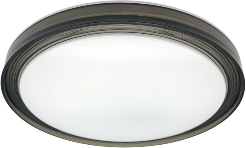 Plafon Goldlux Halina LED 48 W z pilotem 5300 lm IP44 biały czarny 1 szt.