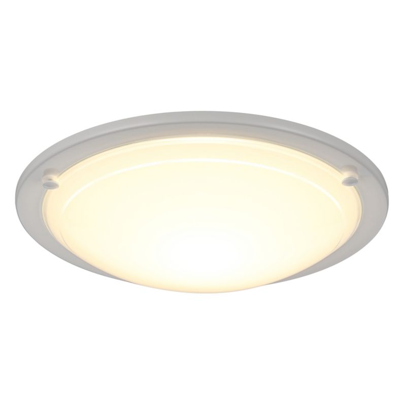 Plafon GoodHome Hubaa 29 cm biały