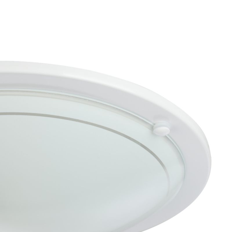 Plafon GoodHome Hubaa 29 cm biały