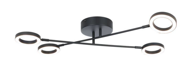Plafon GoodHome Taphao Tube 2800 lm czarny DIM