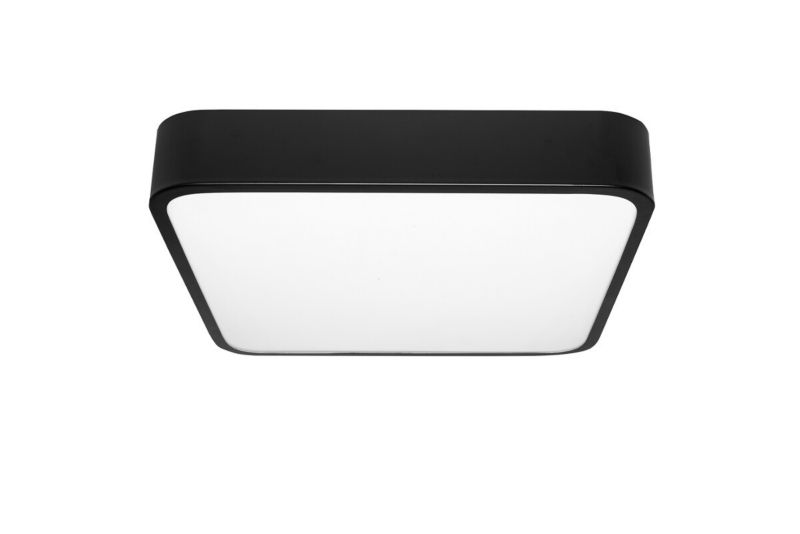 Plafon IdeaLED Hollywood czarno-biały LED 24W 4000K 2160lm  IP20 wym: 5 x 30 x 30 cm metal - 1 szt.