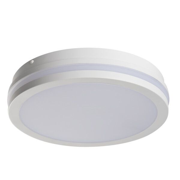 Plafon Kanlux Beno biały LED 30W 3000K-4000K 3530lm łazienkowy IP65 wym: 5,7 x 26 x 26 cm tworzywo sztuczne - 1 szt.