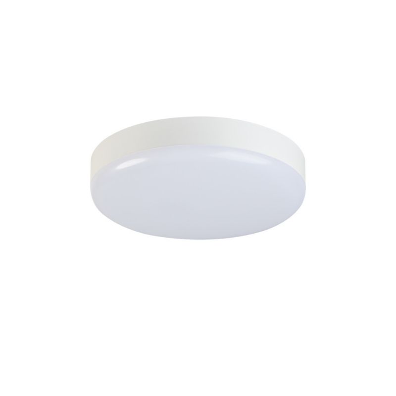 Plafon Kanlux Iper biały LED 26W 4000K 3120lm czujnik IP65 wym: 5,5 x 26 x 26 cm tworzywo sztuczne - 1 szt.