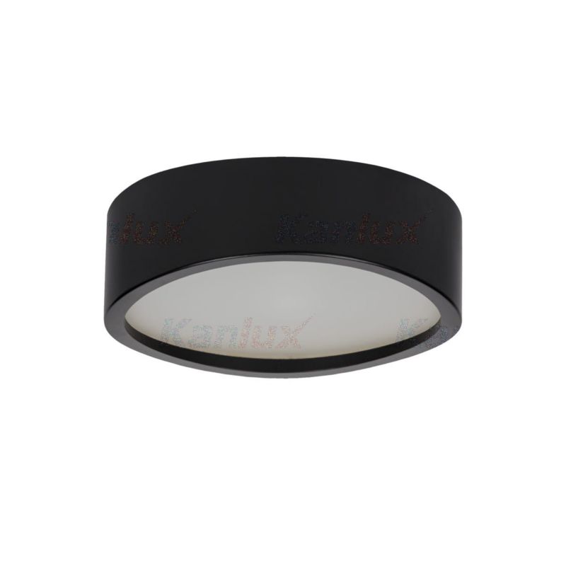 Plafon Kanlux Jasmin czarno-biały  1 x E27 x 20W IP20 wym: 7,7 x 27,5 x 27,5 cm - 1 szt.