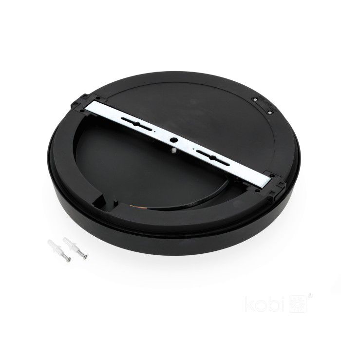 Plafon LED 18W Kobi 3cct IP65 czarny 1szt