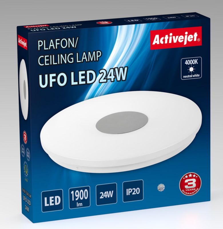 Plafon LED Activejet UFO 24 W