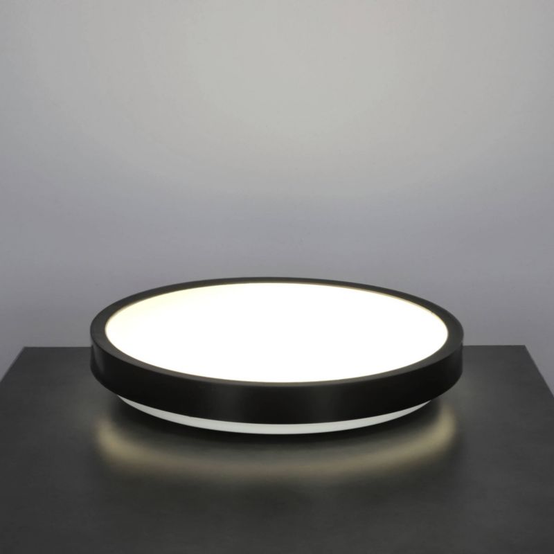 Plafon LED Edo Pereti 18W czarny pierścień 29,5cm, 4000K barwa neutralna, 1800lm, IP44, 220-240V EDO777609  1 szt.