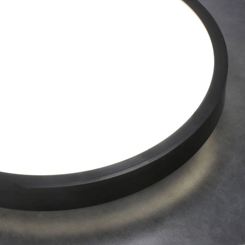 Plafon LED Edo Pereti 18W czarny pierścień 29,5cm, 4000K barwa neutralna, 1800lm, IP44, 220-240V EDO777609  1 szt.