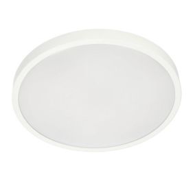 Plafon LED Edo Pereti 24W biały pierścień 35cm, 3000K barwa ciepła, 2400lm, IP44, 220-240V EDO777615   1 szt.