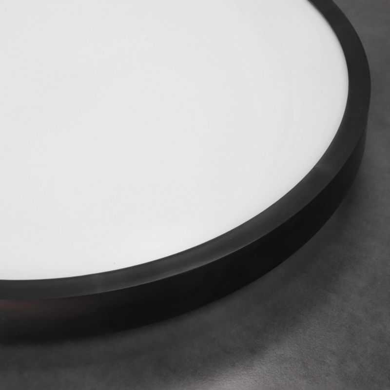 Plafon LED Edo Pereti 24W czarny pierścień 35cm, 3000K barwa ciepła, 2400lm, IP44, 220-240V EDO777616  1 szt.