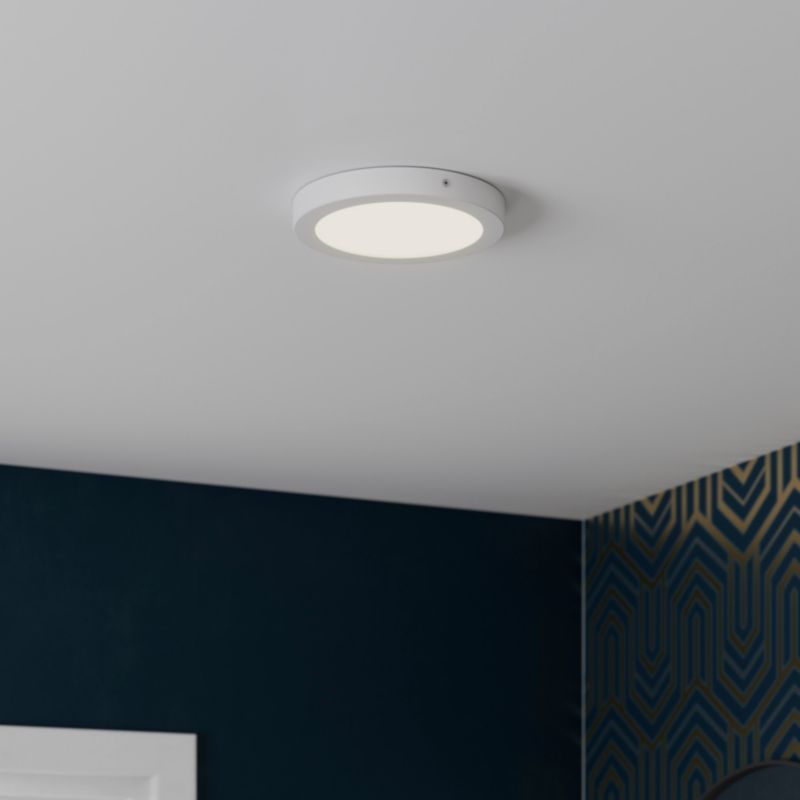 Plafon LED GoodHome Aius 1200 lm 21 cm biały