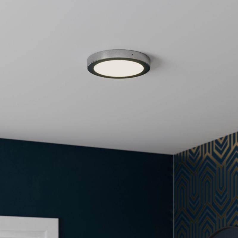Plafon LED GoodHome Aius 1200 lm 21 cm nikiel