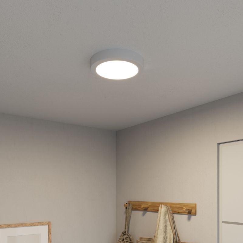 Plafon LED GoodHome Aius 1200 lm 4000 K 21 cm biały