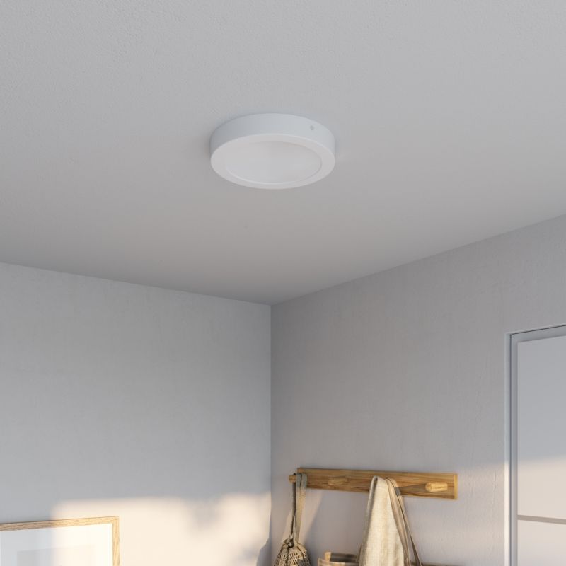 Plafon LED GoodHome Aius 1200 lm 4000 K 21 cm biały