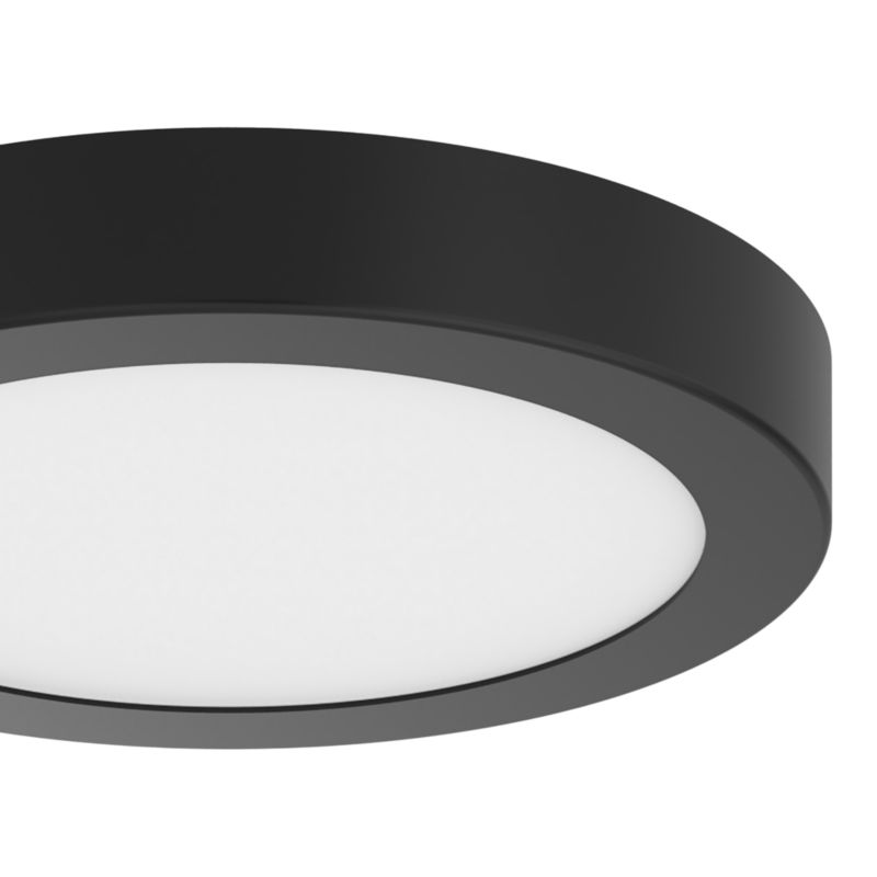 Plafon LED GoodHome Aius 1200 lm 4000 K 21 cm czarny