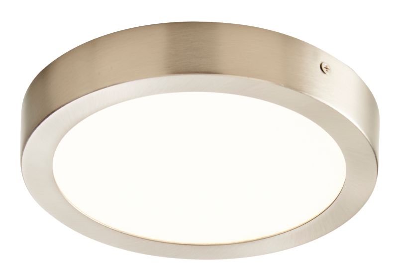 Plafon LED GoodHome Aius 1800 lm 30 cm nikiel