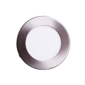 Plafon LED GoodHome Aius 600 lm 11 cm nikiel