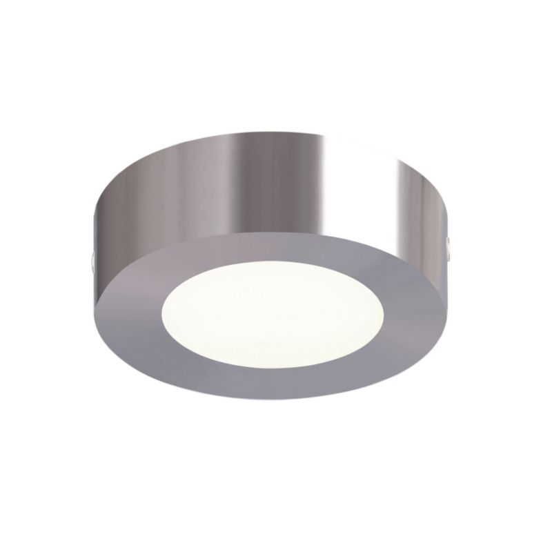 Plafon LED GoodHome Aius 600 lm 11 cm nikiel