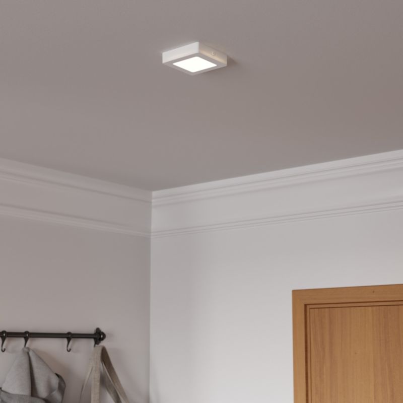 Plafon LED GoodHome Hestia 600 lm 11 cm biały