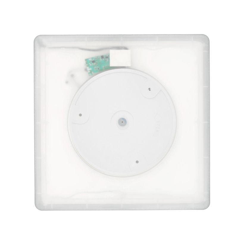 Plafon LED Kobi kwadrat 18w 3cct z czujnikiem ruchu IP54 czarny 1szt.