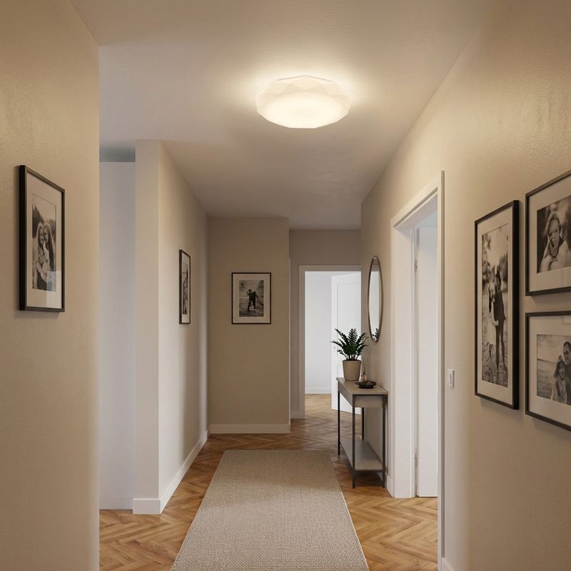 Plafon LED Lumiled Lampa Sufitowa Natynkowa 18W IP44 Okrągły Diament 33cm 1 szt.
