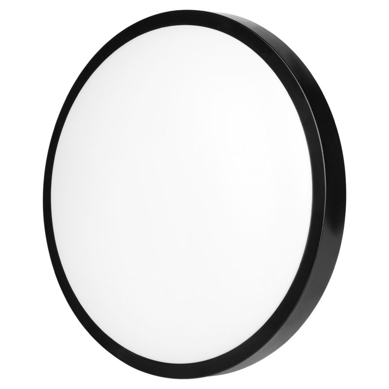 Plafon LED MasterLED Luvo 2x E27 IP44 sufitowy okrągły czarny 1 szt.