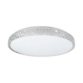 Plafon LED Milagro Shiny 34 W srebrny