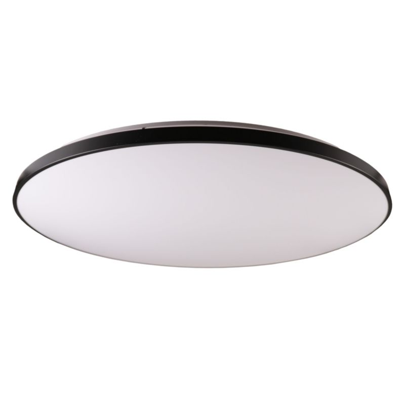 Plafon LED Sanico Goldlux KERN 100 z pilotem IR czarny 100W 3000K-6000K IP20 1 szt.