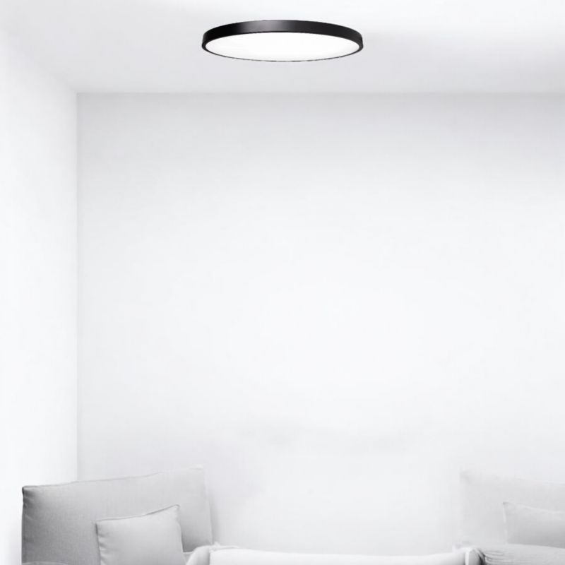 Plafon LED XUDO 142W 78cm CCT aplikacja TUYA Czarny Okrągły 1 szt.