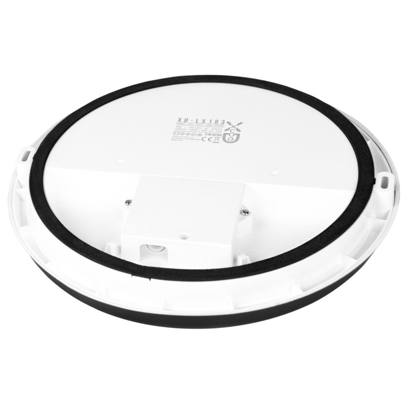Plafon LED XUDO 18W z czujnikiem ruchu Biały neutralny 4000K IP65 Czarny 1 szt.
