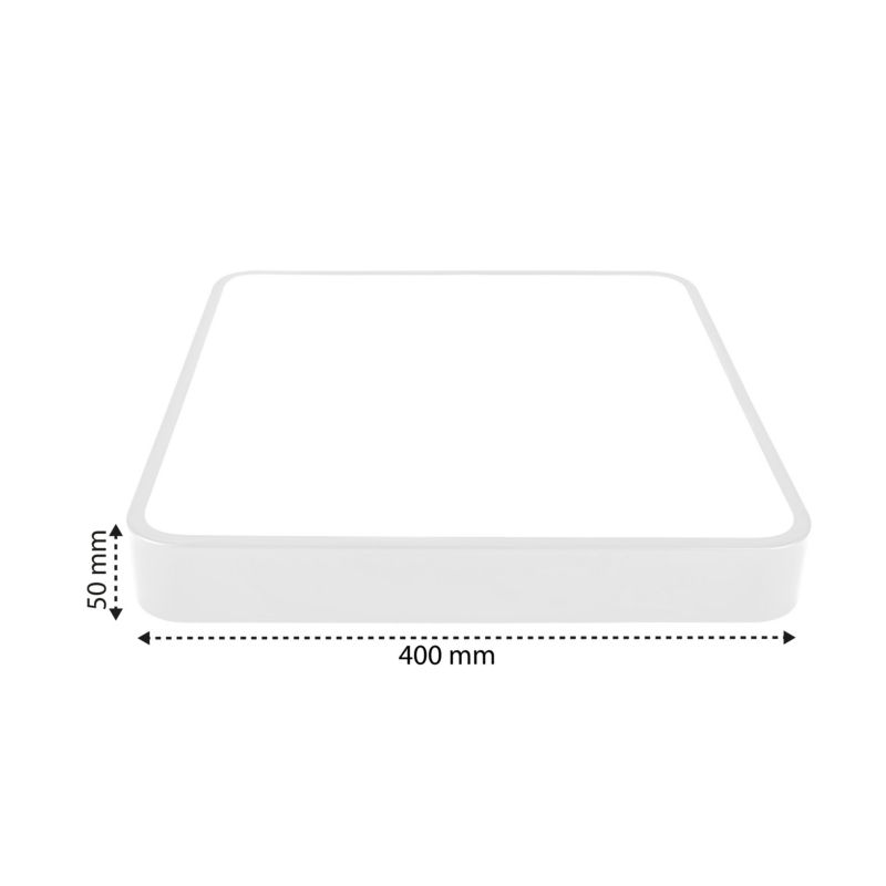 Plafon LED XUDO 54W 40cm 3CCT Biały Kwadratowy 1 szt.