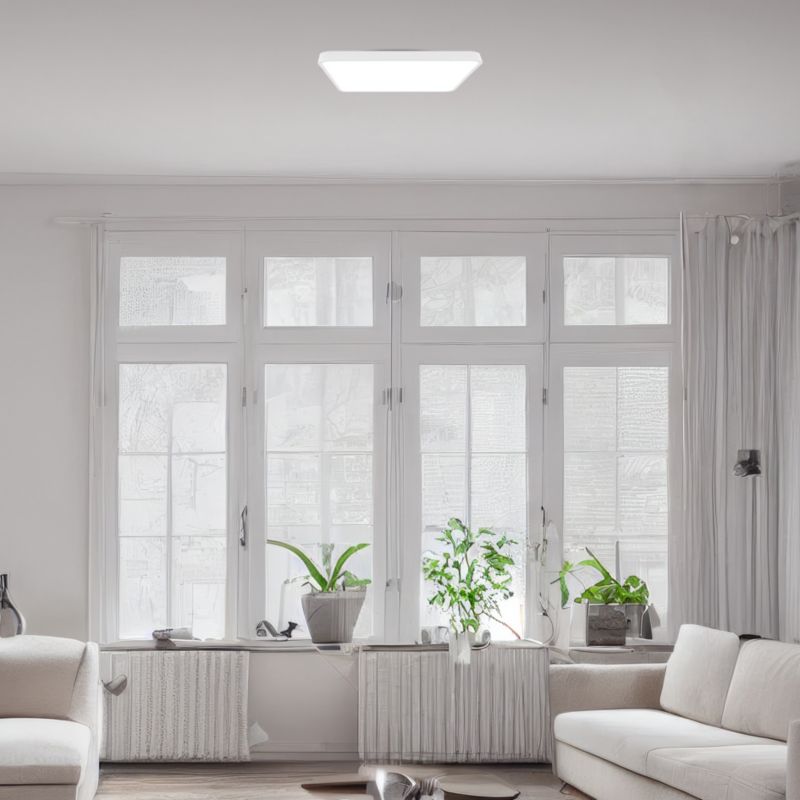 Plafon LED XUDO 54W 40cm 3CCT Biały Kwadratowy 1 szt.