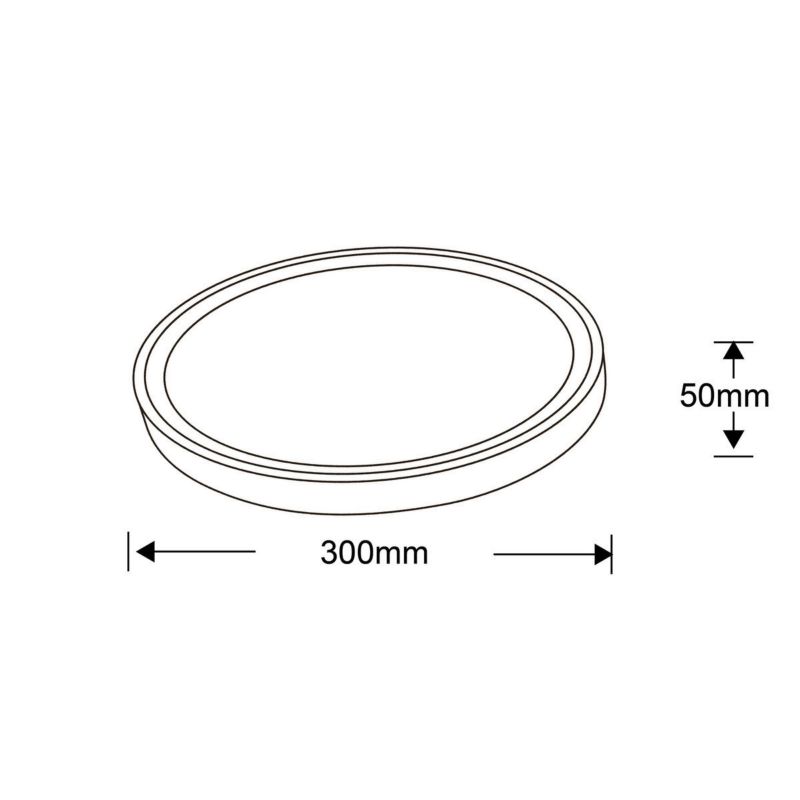 Plafon Light Prestige  biały LED 18W 4000K 2000lm  IP54 wym: 5 x 30 x 30 cm metal - 1 szt.