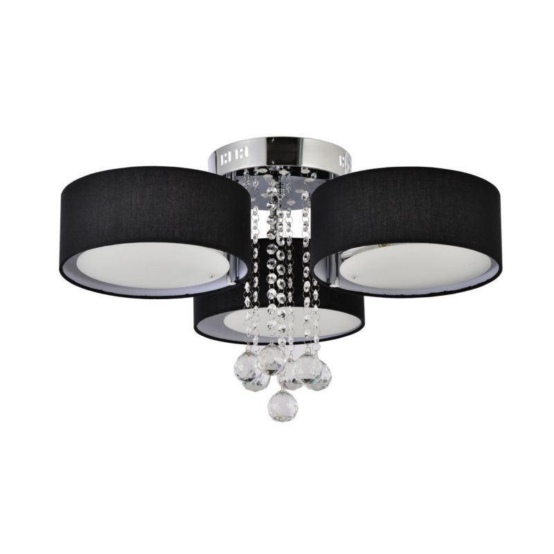 Plafon Light Prestige Gambela czarny 3 x E27 LED 1 szt.