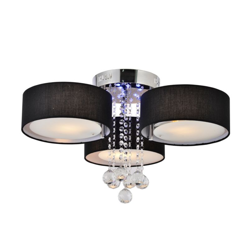 Plafon Light Prestige Gambela czarny 3 x E27 LED 1 szt.