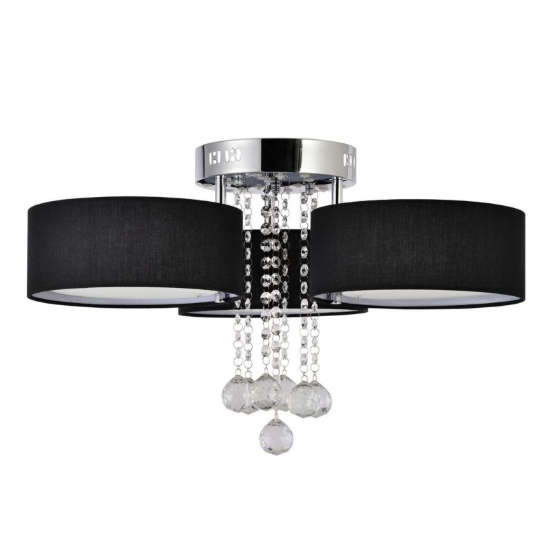 Plafon Light Prestige Gambela czarny 3 x E27 LED 1 szt.