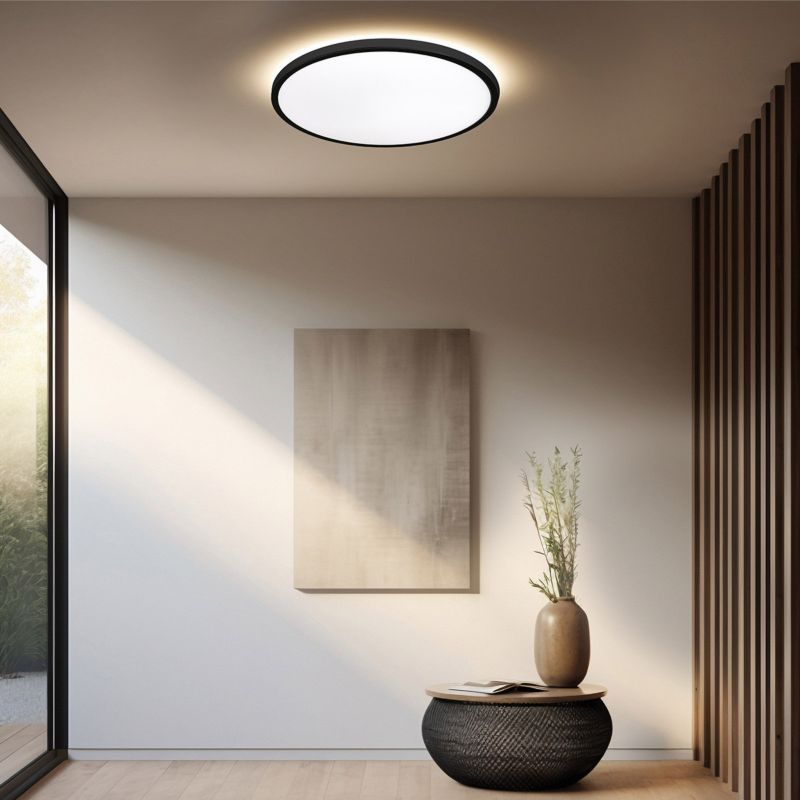 Plafon Light Prestige Pryzma 38 cm czarny LED CCT 1 szt.