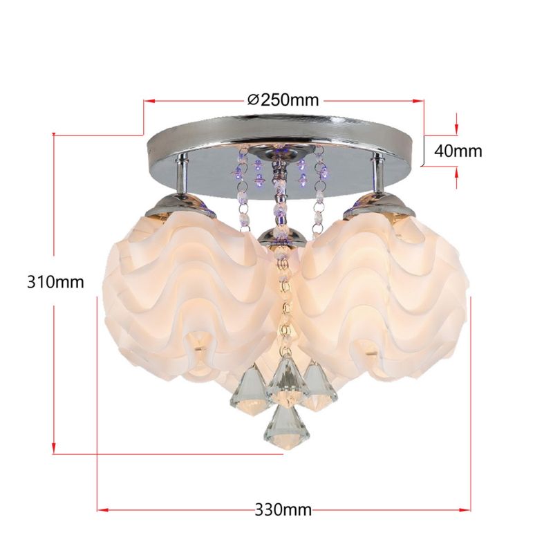 Plafon Light Prestige Sada srebrny 3 x E14 LED 1 szt.