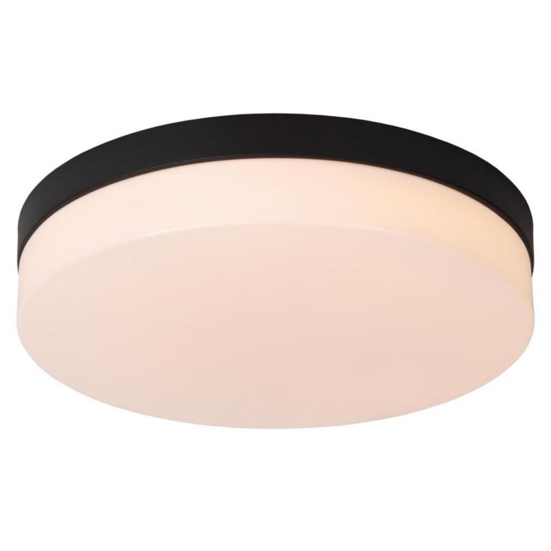 Plafon Lucide BISKIT czarno-biały okrągły 34,5cm LED 24W biały ciepły 2700K 1550lm IP44 - 1 szt.