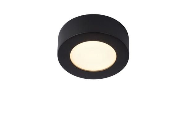 Plafon Lucide Brice czarny LED 8W 3000K 827lm  IP44 wym: 3,9 x 11,7 x 11,7 cm aluminium - 1 szt.