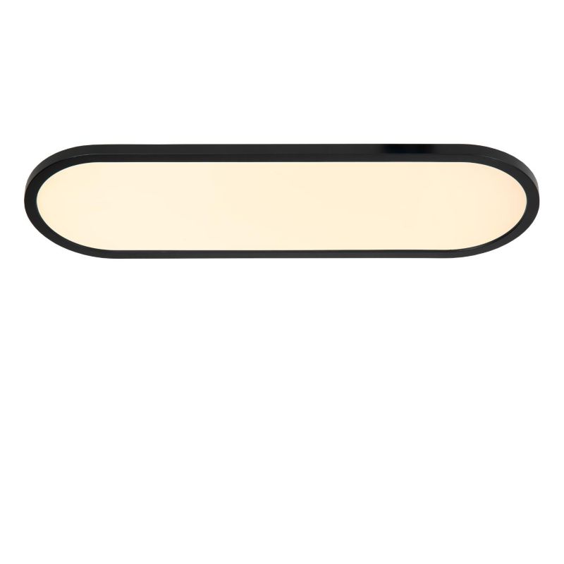 Plafon Lucide ELLY czarno-biały owalny 60cm LED 24W 2700-4000K 2000lm IP20 - 1 szt.
